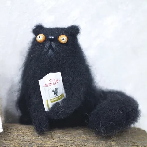 🎄🎁Wool Felt Familiars – Quirky Handmade Companions🐱