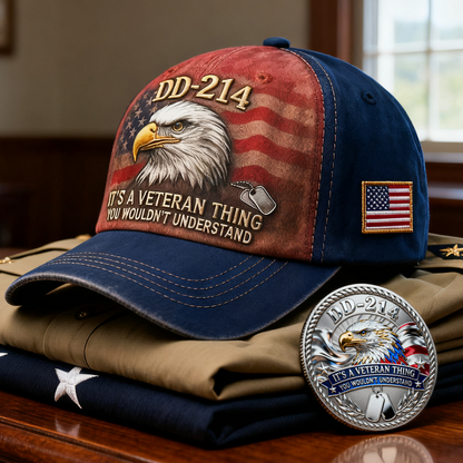🏆Flash Sale 60% OFF - 🇺🇸 DD-214 Veteran Tribute Commemorative Cap 🦅