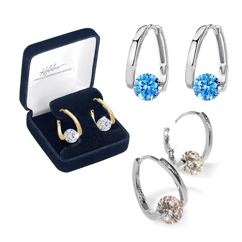 🔥LAST DAY SALE-50% OFF)Histone Lymphvitic MagneTherapy Germanium Earrings