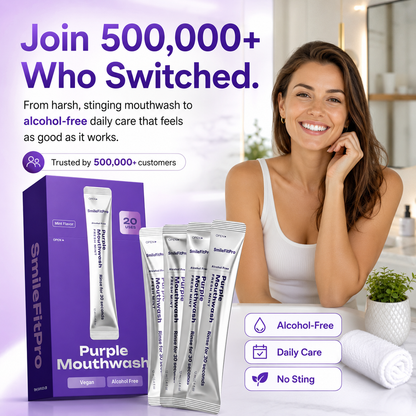 Purple Mouthwash - 30 SECONDS CHANGES- Peroxide-Free - Alcohol Free - Vegan Mint