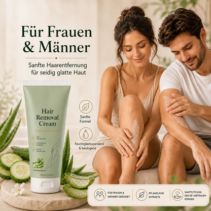Natürliche sanfte Haarentfernung screme | Für Frauen & Männer, empfindliche Haut