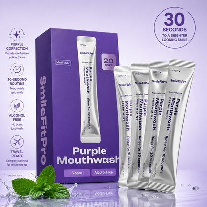 Purple Mouthwash - 30 SECONDS CHANGES- Peroxide-Free - Alcohol Free - Vegan Mint