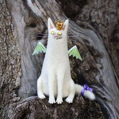 🎄🎁Wool Felt Familiars – Quirky Handmade Companions🐱